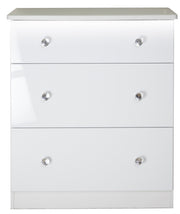Lumiere 3 Drawer Deep Chest Of Drawers