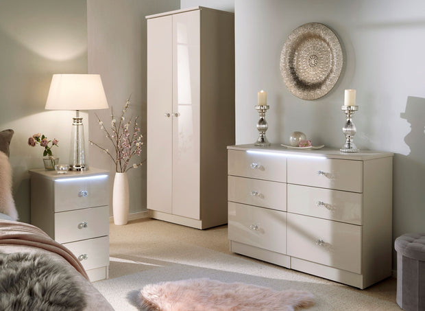 Lumiere 6 Drawer Midi Chest Of Drawers
