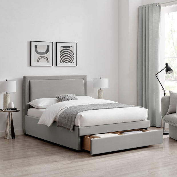 Ursa Fabric Storage Bed