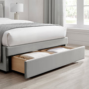 Ursa Fabric Storage Bed