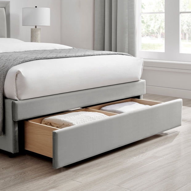 Ursa Fabric Storage Bed