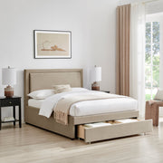 Ursa Fabric Storage Bed