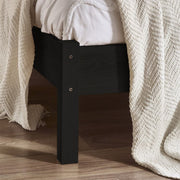 Padstow Rattan Bed - Black