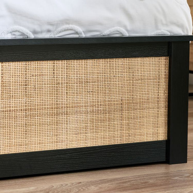 Padstow Ottoman Bed - Black