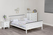 Amani Shanghai Bed (White/Grey)