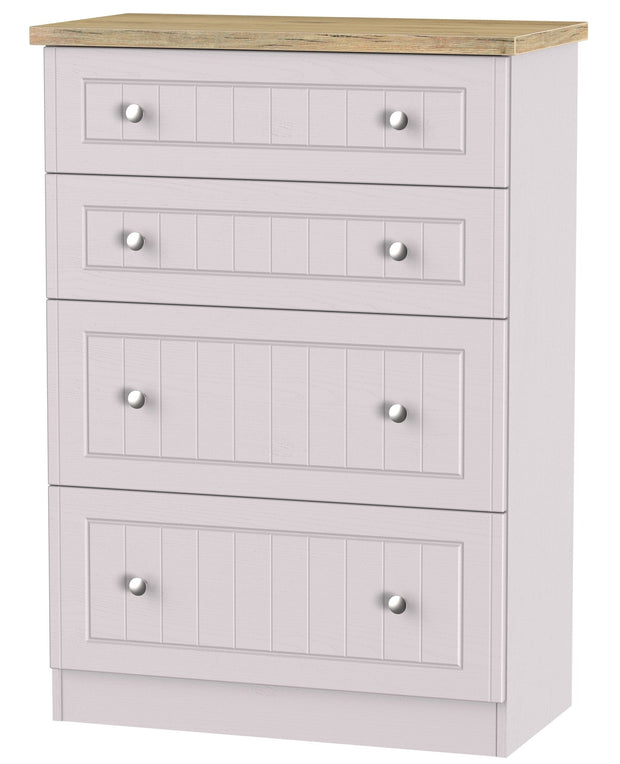 Vienna 4 Drawer Deep Chest Of Drawers