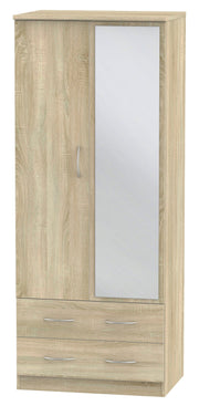 Avon 2 Door Mirror Combi Wardrobe