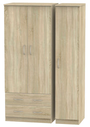 Avon 3 Door 2 Left Drawer Wardrobe