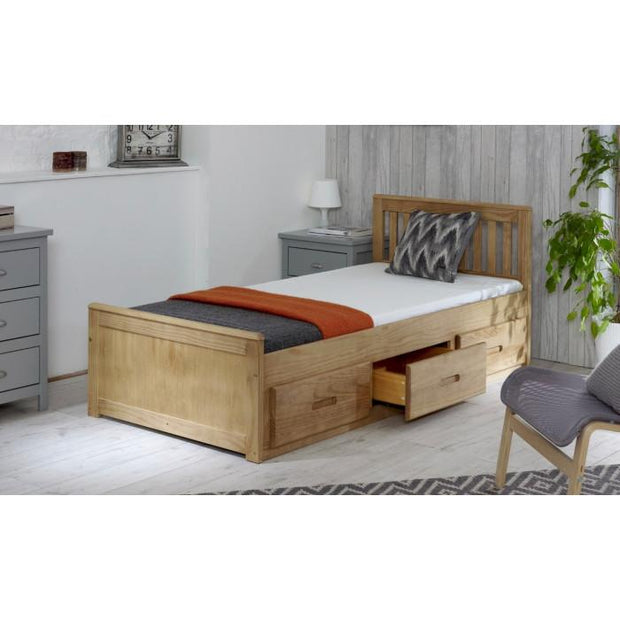 Amani Mission Storage Bed (Waxed)