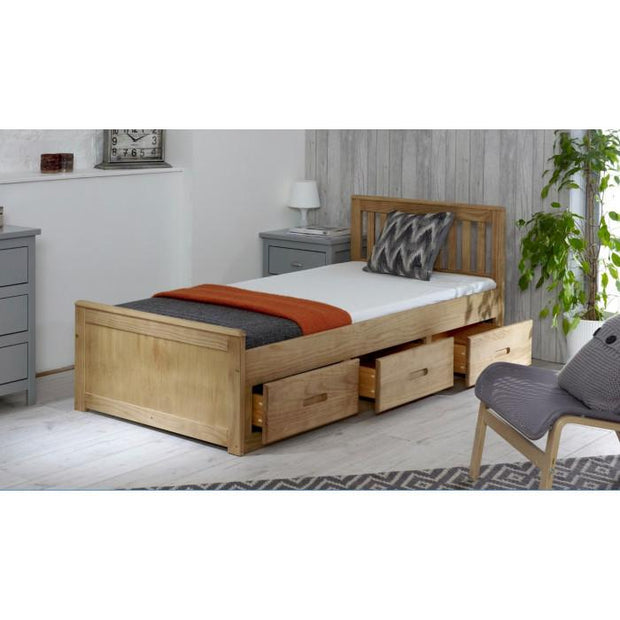 Amani Mission Storage Bed (Waxed)