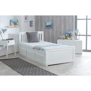 Amani Mission Storage Bed (White)