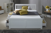 Amani Mission Storage Bed (White)