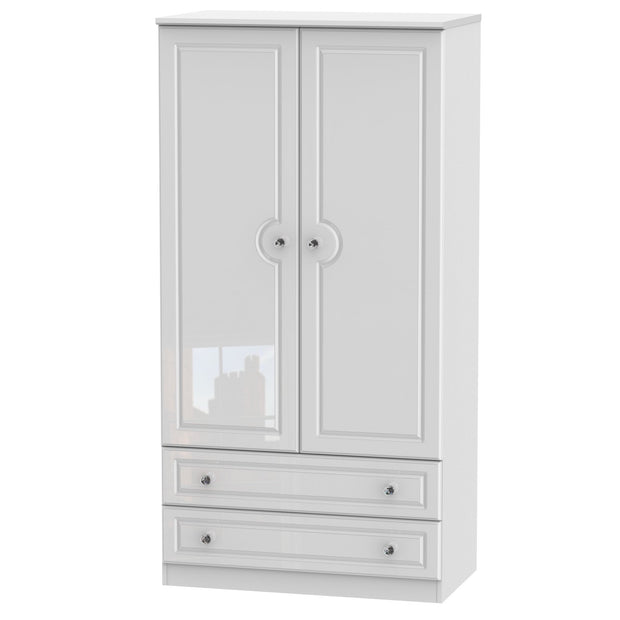 Balmoral 2 Door 2 Drawer 3ft Wardrobe