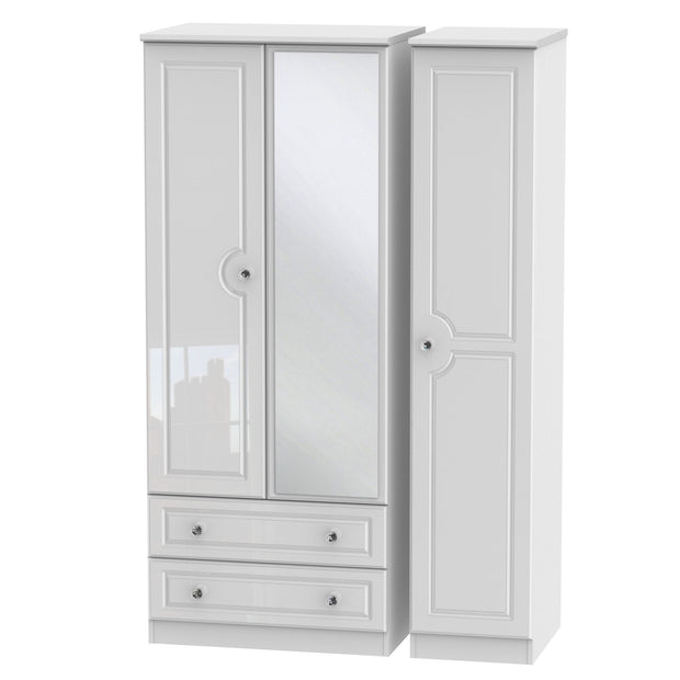 Balmoral 3 Door 2 Left Drawer Combi Wardrobe