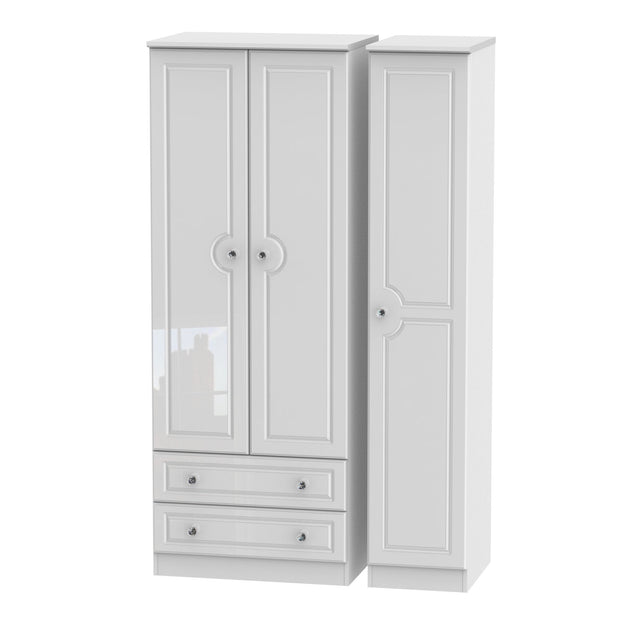 Balmoral 3 Door 2 Left Drawer Tall Wardrobe