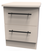 Beverley 2 Drawer Bedside Cabinet