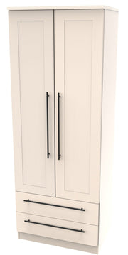 Beverley 2 Drawer Tall Wardrobe