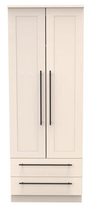 Beverley 2 Drawer Tall Wardrobe