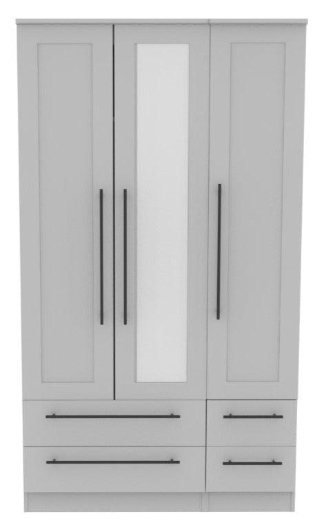 Beverley 3 Door 4 Drawer Wardrobe