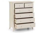 Cameo 4 + 2 Drawer Chest Of Drawers - Stone White