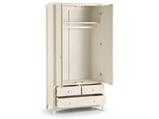 Cameo Combination Wardrobe - Stone White