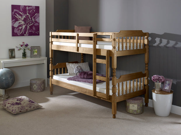 Amani Colonial Bunk Bed (Waxed)