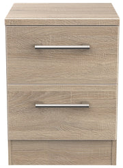 Devon 2 Drawer Bedside Cabinet