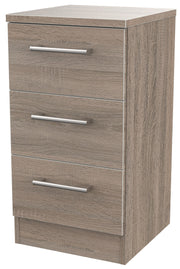 Devon 3 Drawer Bedside Cabinet