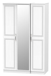 Dorset Triple Mirror Wardrobe