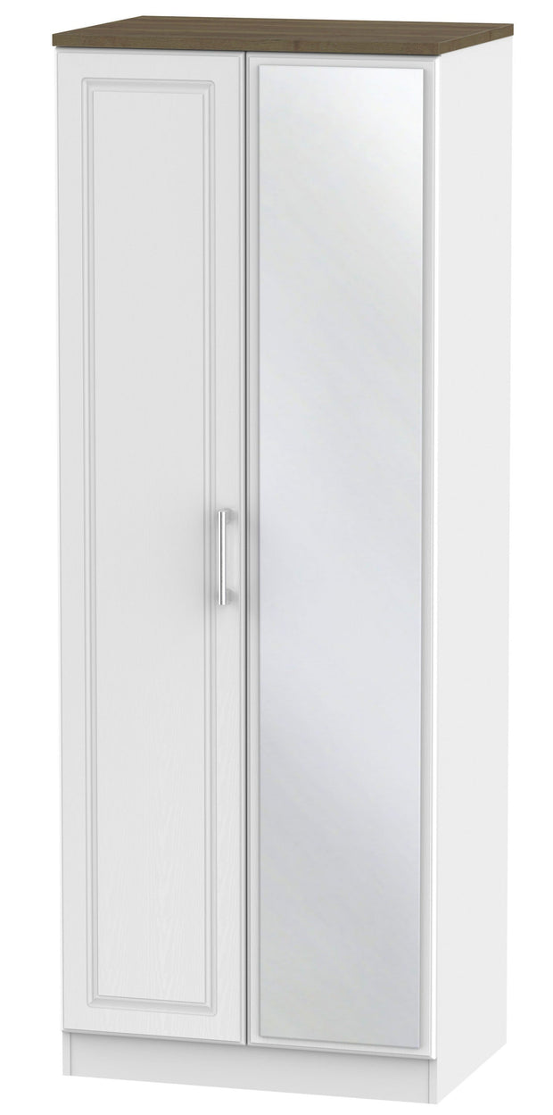 Kent 2 Door Tall Mirror Wardrobe