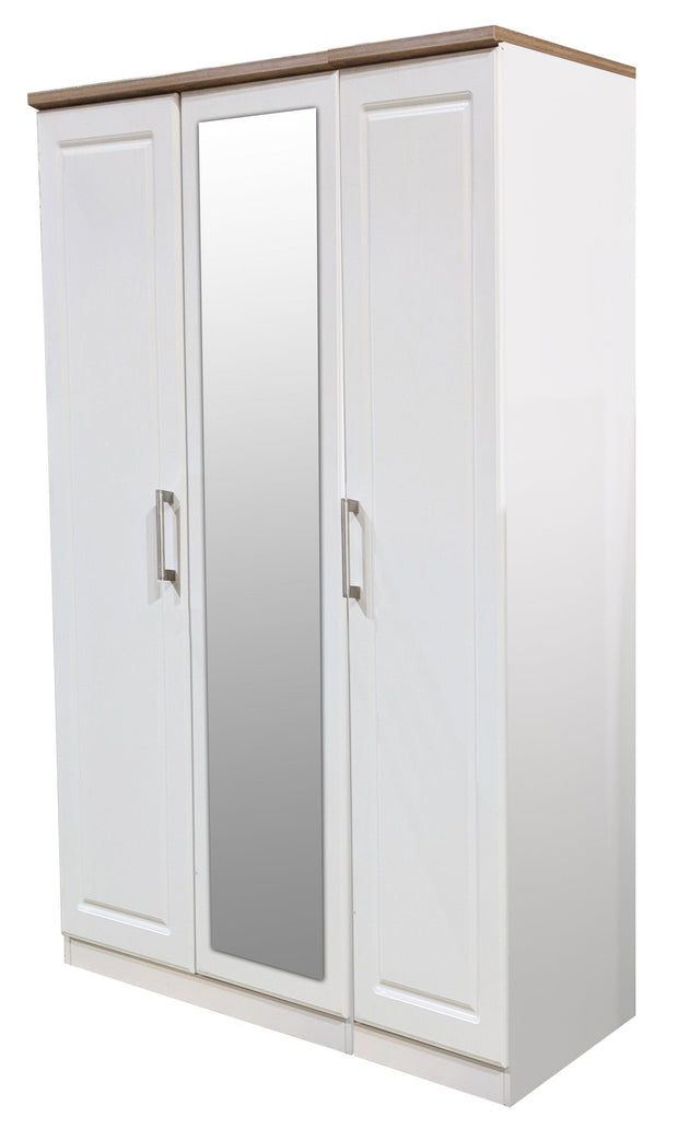 Kent 3 Door Mirror Wardrobe