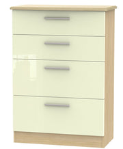 Knightsbridge 4 Drawer Deep Chest Of Drawers