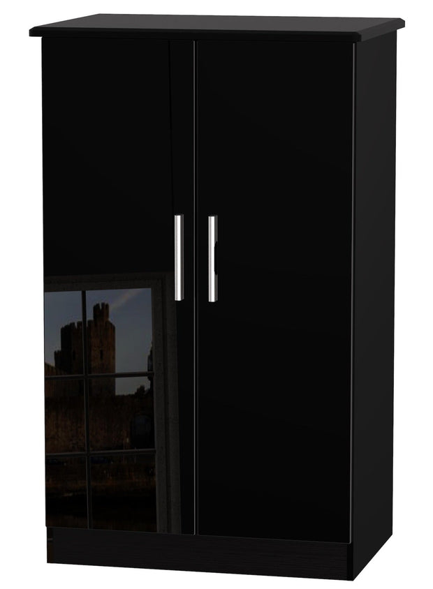 Knightsbridge 2ft 6in Plain Midi Wardrobe