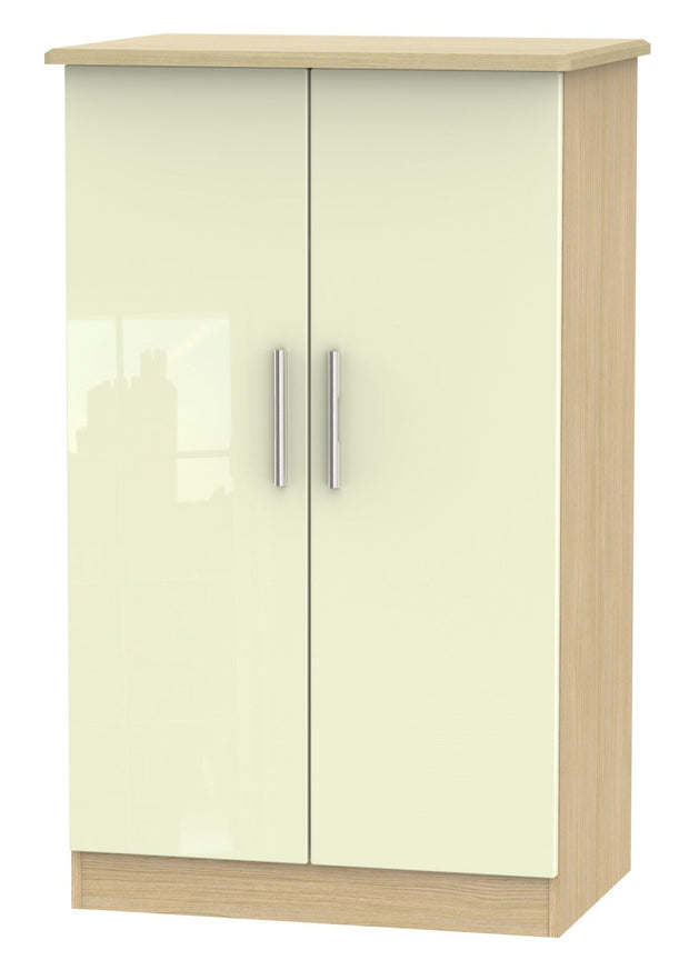 Knightsbridge 2ft 6in Plain Midi Wardrobe