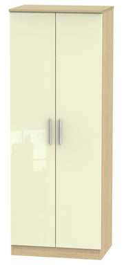 Knightsbridge Tall 2ft 6in Double Hanging Wardrobe