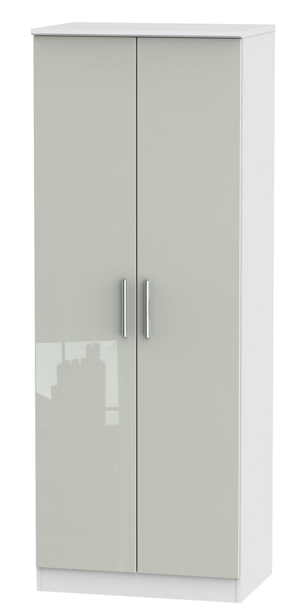 Knightsbridge Tall 2ft 6in Double Hanging Wardrobe