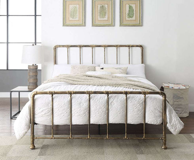 Kinnerton Metal Bedframe - Antique Bronze