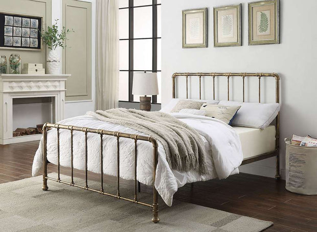 Kinnerton Metal Bedframe - Antique Bronze