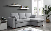 Kyoto Sorrento Corner Sofa Bed in Light Grey