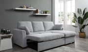 Kyoto Sorrento Corner Sofa Bed in Light Grey