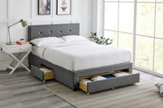 Florence Grey Storage Bed