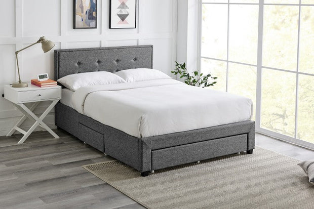 Florence Grey Storage Bed