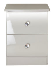 Lumiere 2 Drawer Bedside Cabinet