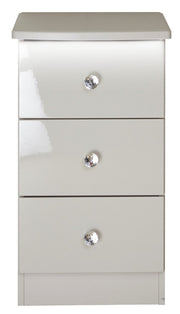 Lumiere 3 Drawer Bedside Cabinet