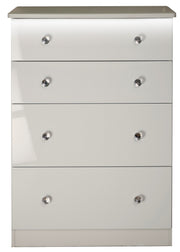 Lumiere 4 Drawer Deep Chest Of Drawers