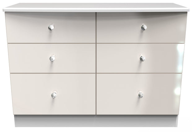 Lumiere 6 Drawer Midi Chest Of Drawers