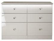 Lumiere 6 Drawer Midi Chest Of Drawers