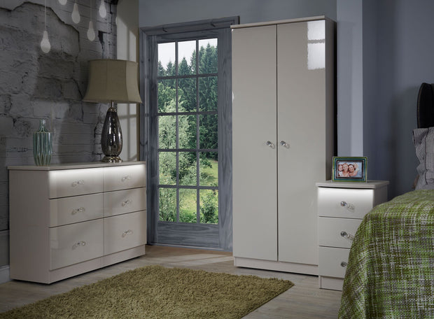 Lumiere 2 Door Wardrobe