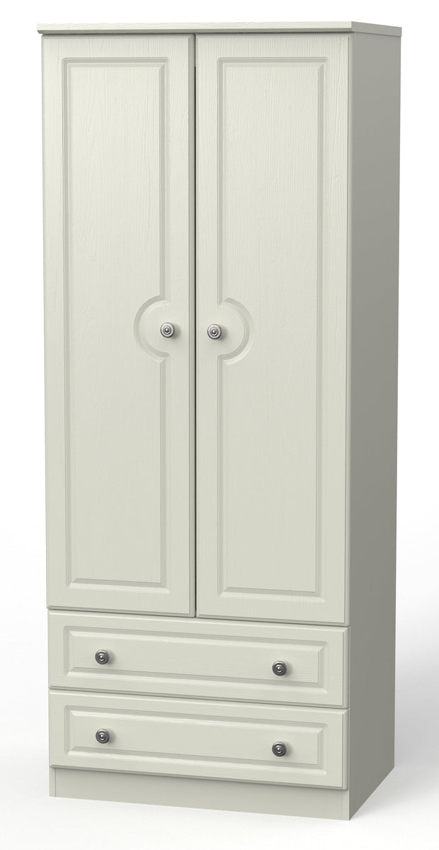 Pembroke 2 Door 2 Drawer Tall Wardrobe