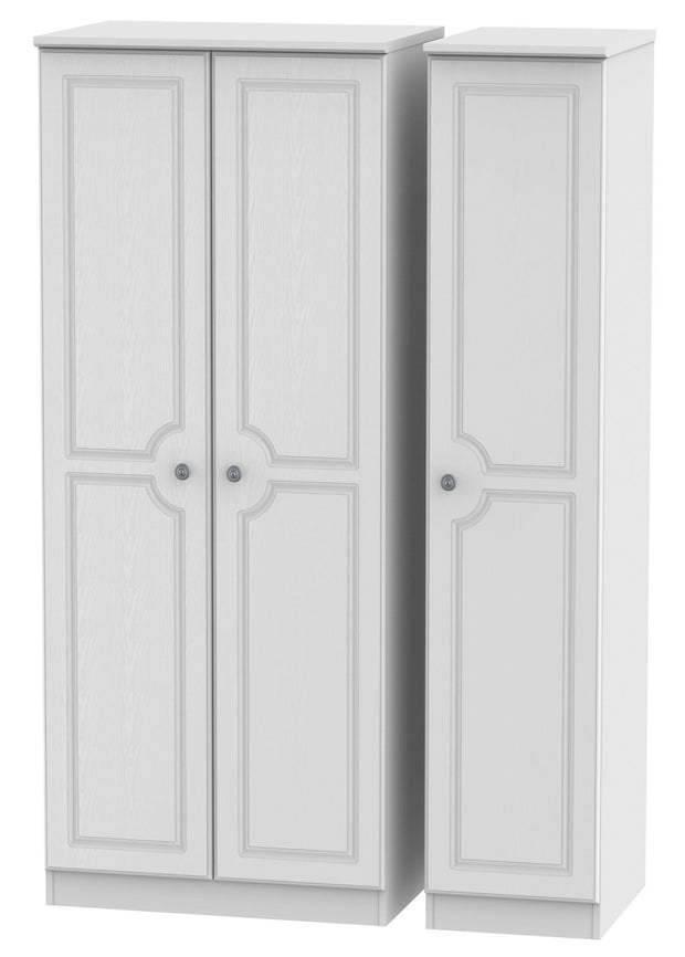 Pembroke 3 Door Plain Wardrobe